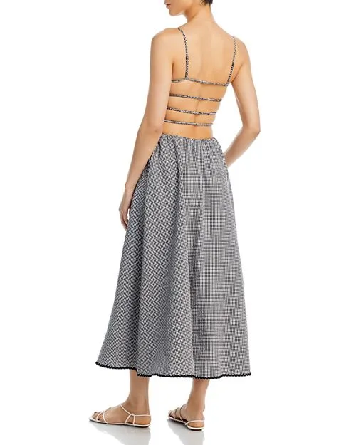 Dress Delta Solid & Striped, Black