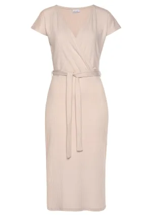 Dress Lascana, beige
