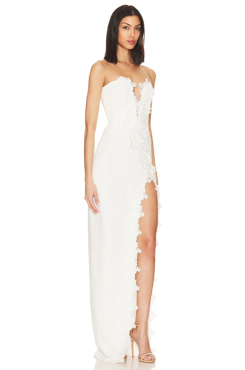 Dress SAU LEE Florence, white