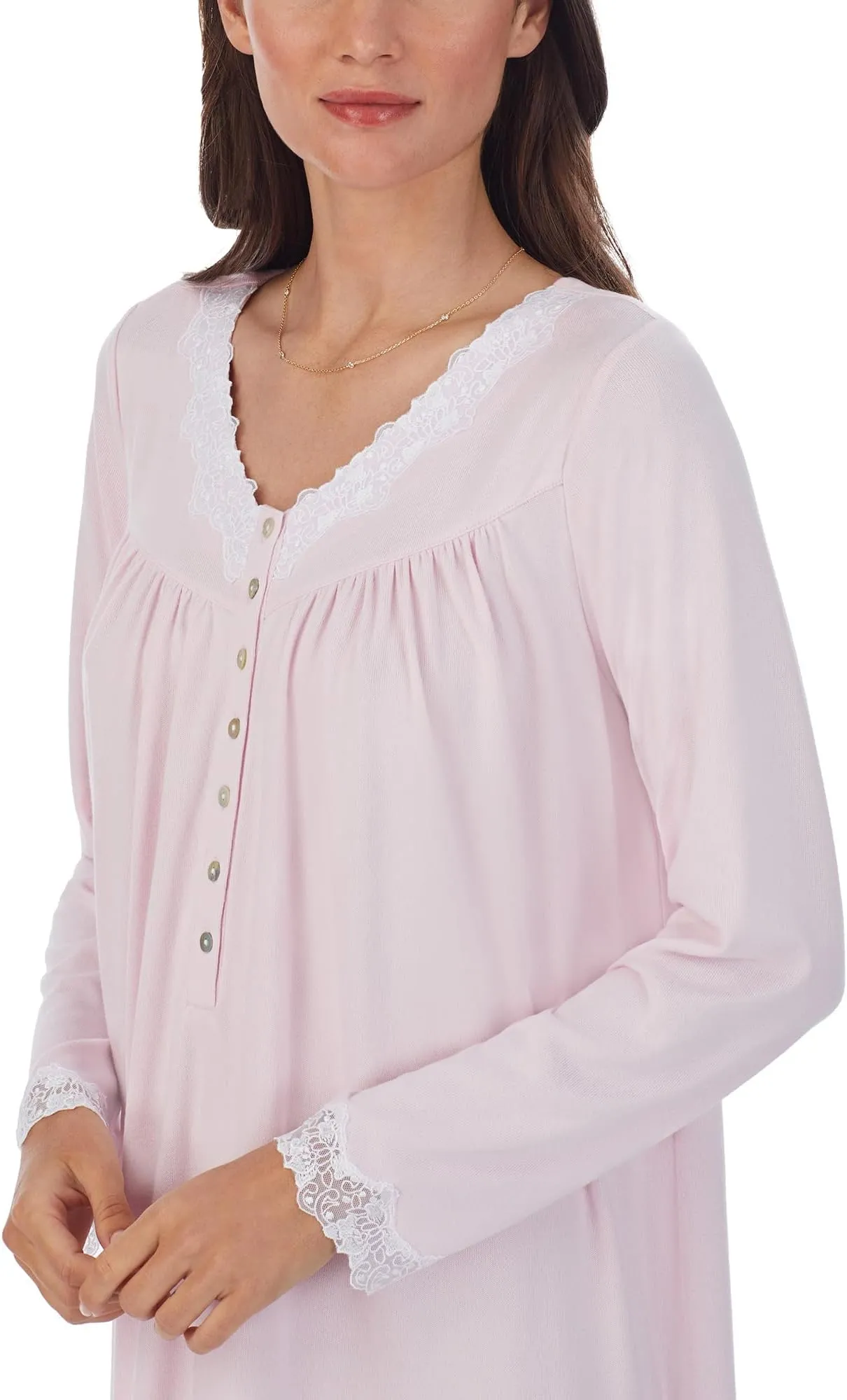Eileen West Long Sleeve Knitted Ballet Dress with Sweater in Blush