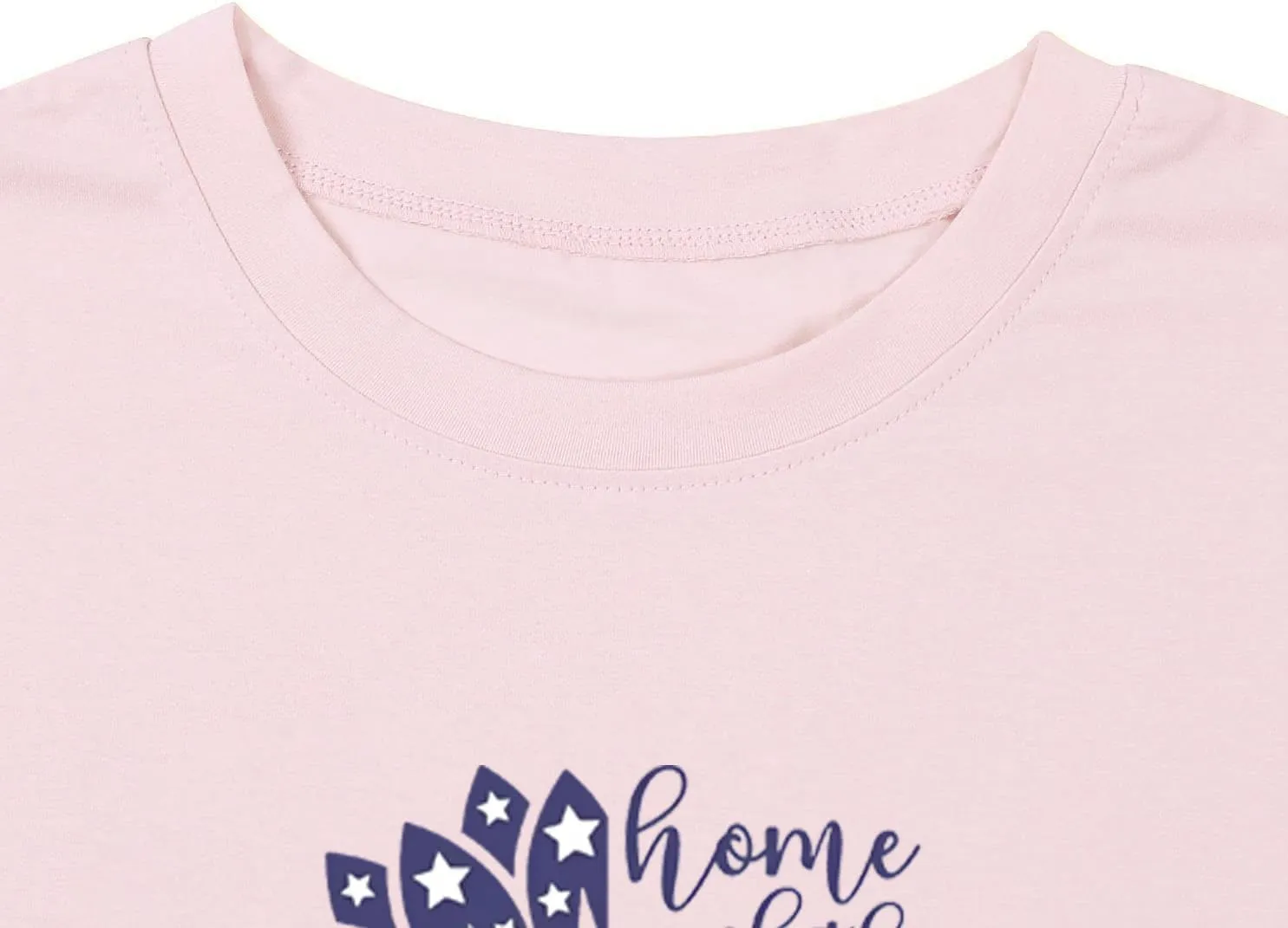 Floral Shirts for Women Boho Wildflower Graphic Workout T Shirts Summer Short Sleeve Nature Tee Tops