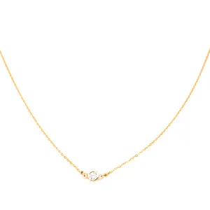 Gold CZ Choker Necklace