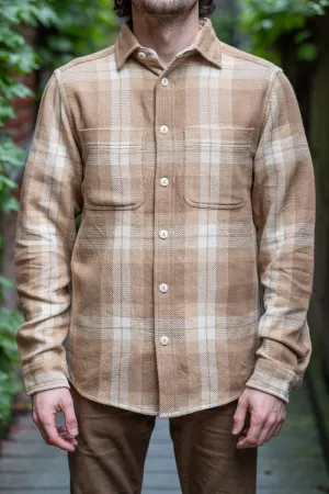 Indi   Ash Ames Workshirt - Desert Acacia Handwoven Plaid