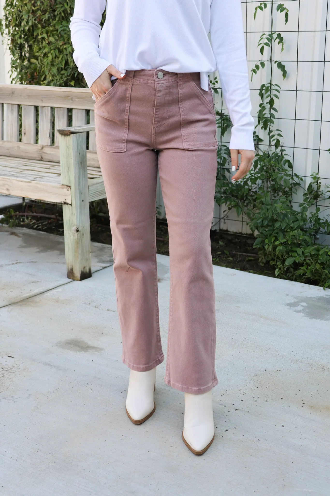 Juliette Jeans In Mauve