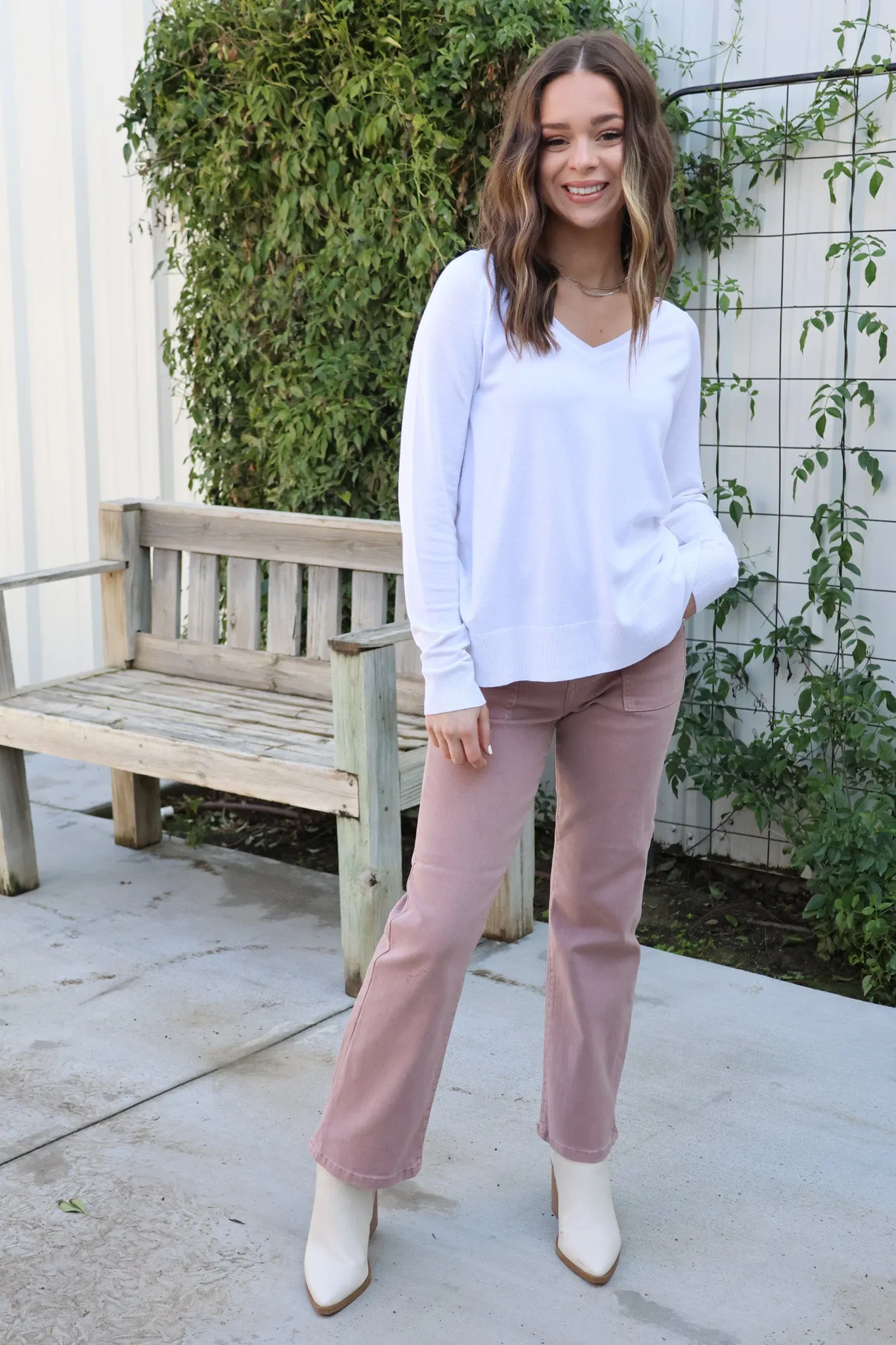 Juliette Jeans In Mauve