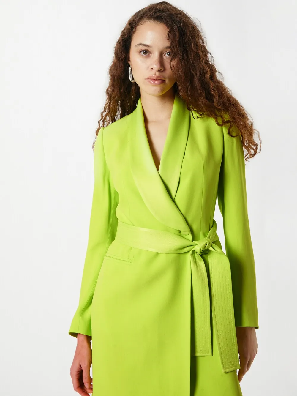 Karen Millen cocktail dress, lime
