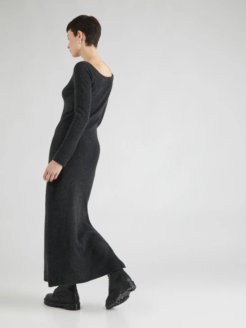Knitted Weekday Lollo dress, gray