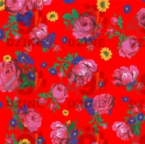 Kokum's Ceremony - Red Satin