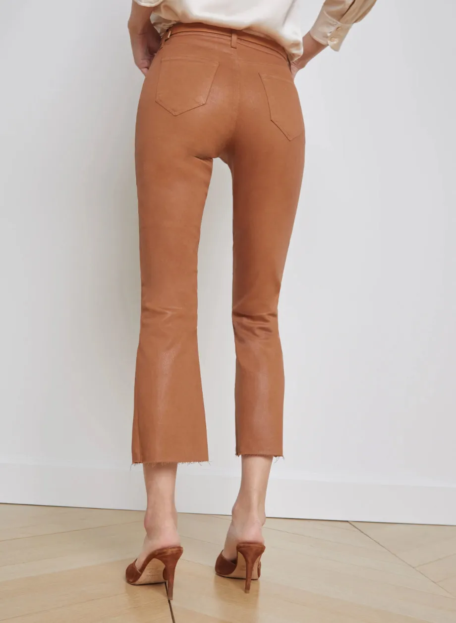La2714 Kendra Crop Flare - Java Coated