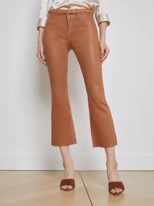 La2714 Kendra Crop Flare - Java Coated