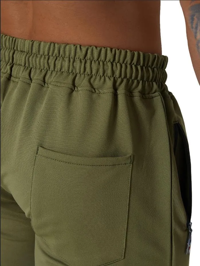 Mens Active Athletic Workout Jogger Sweatpants for Men with Zipper Pocket and Drawstring Size S-2XL