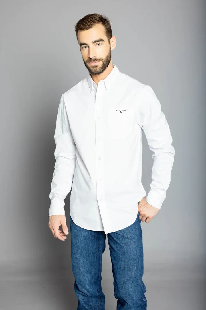 Men's Kimes Ranch White Team Button Down Shirt