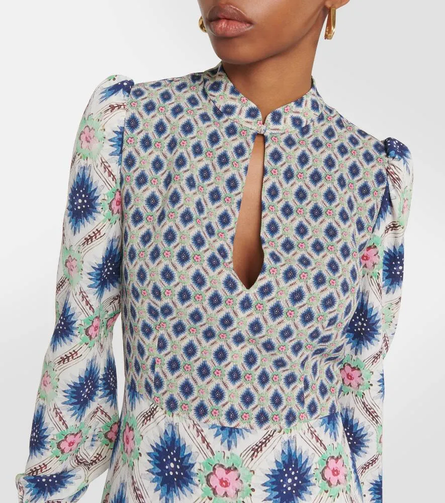 Midi dress with ETRO print, multicolor