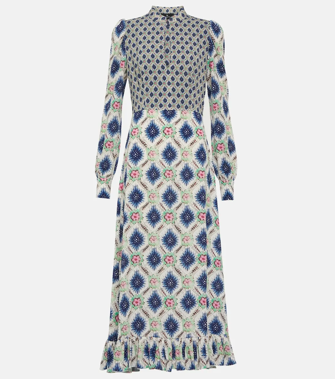 Midi dress with ETRO print, multicolor
