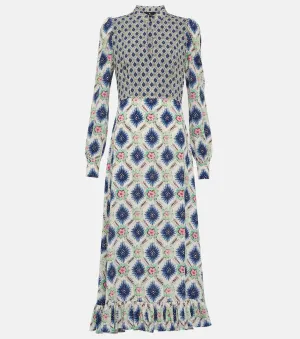 Midi dress with ETRO print, multicolor