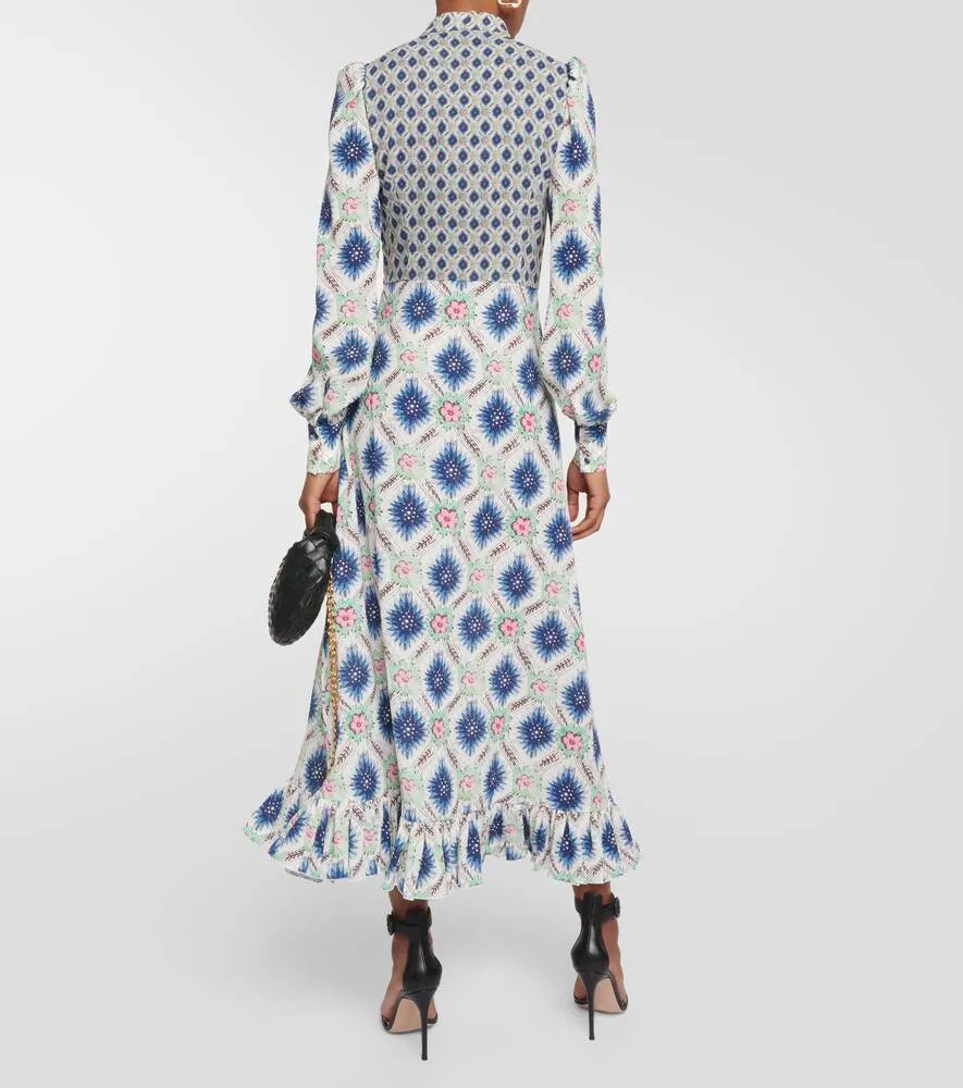Midi dress with ETRO print, multicolor