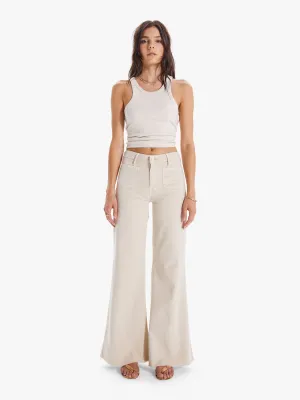 Mother - The Patch Pocket Roller Fray in Chalk Tapioca