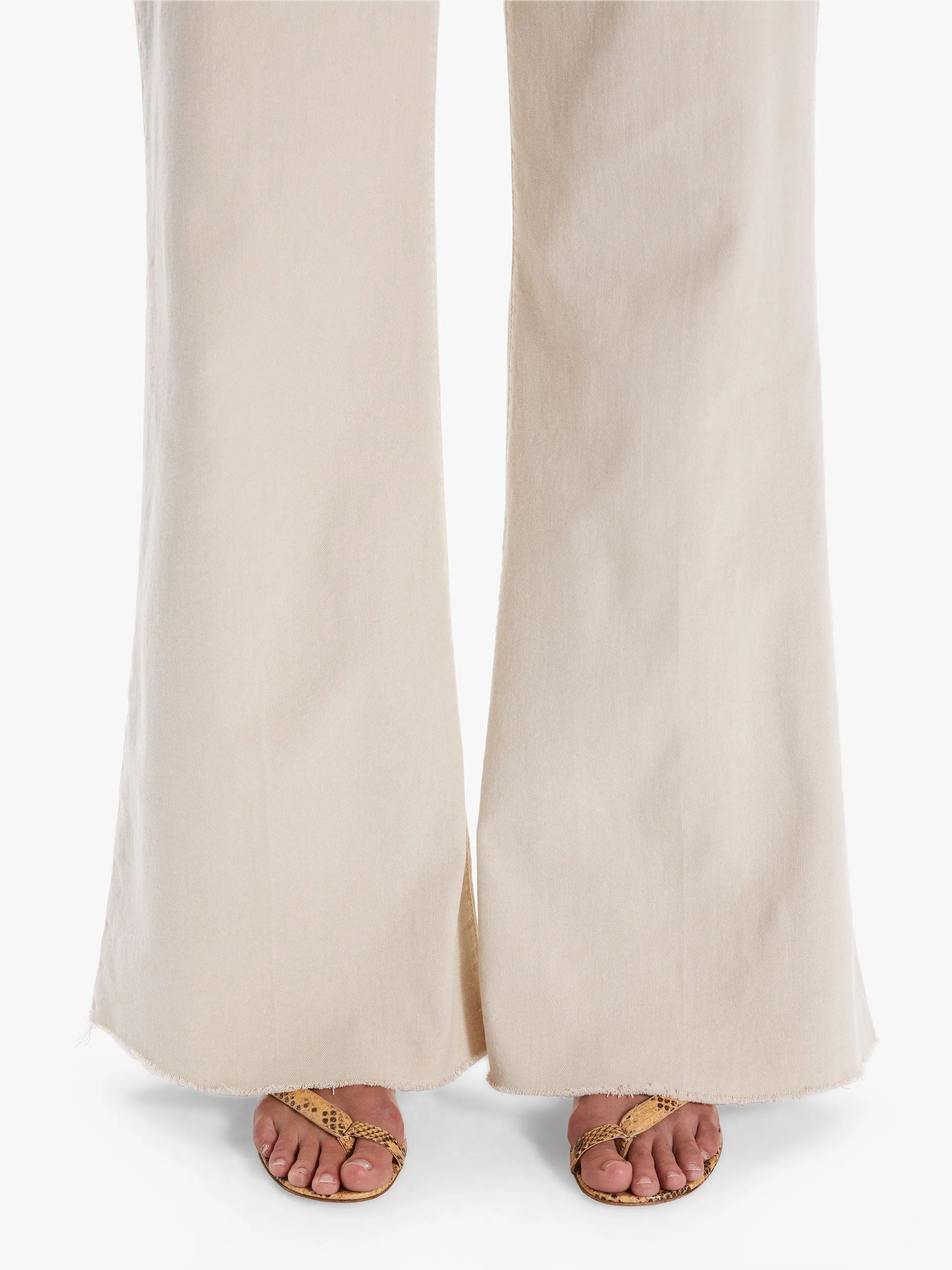 Mother - The Patch Pocket Roller Fray in Chalk Tapioca