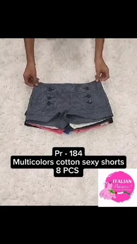 Multicolors Cotton Sexy Shorts