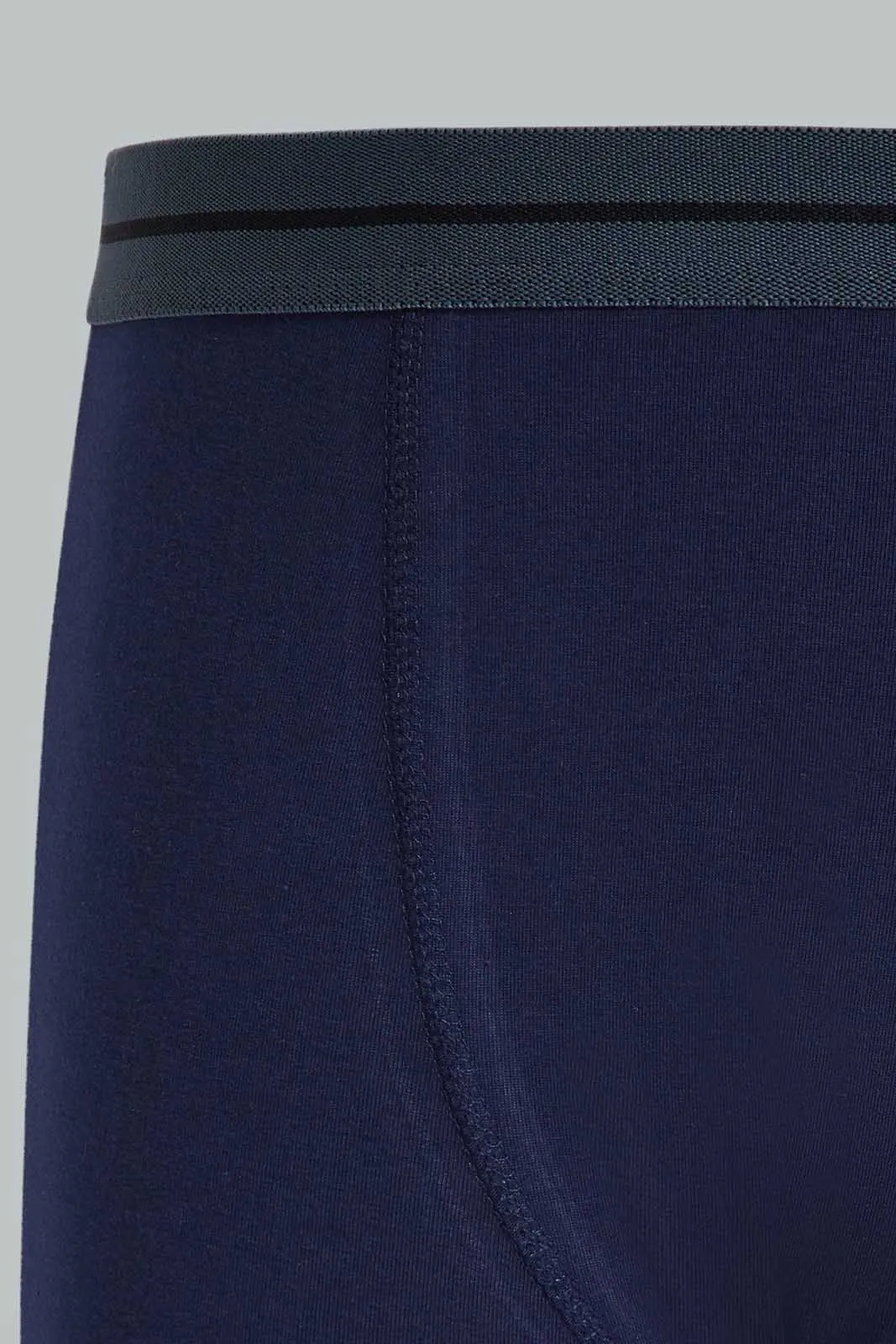 Navy Boxer Set For Senior Boys (Pack of 3)