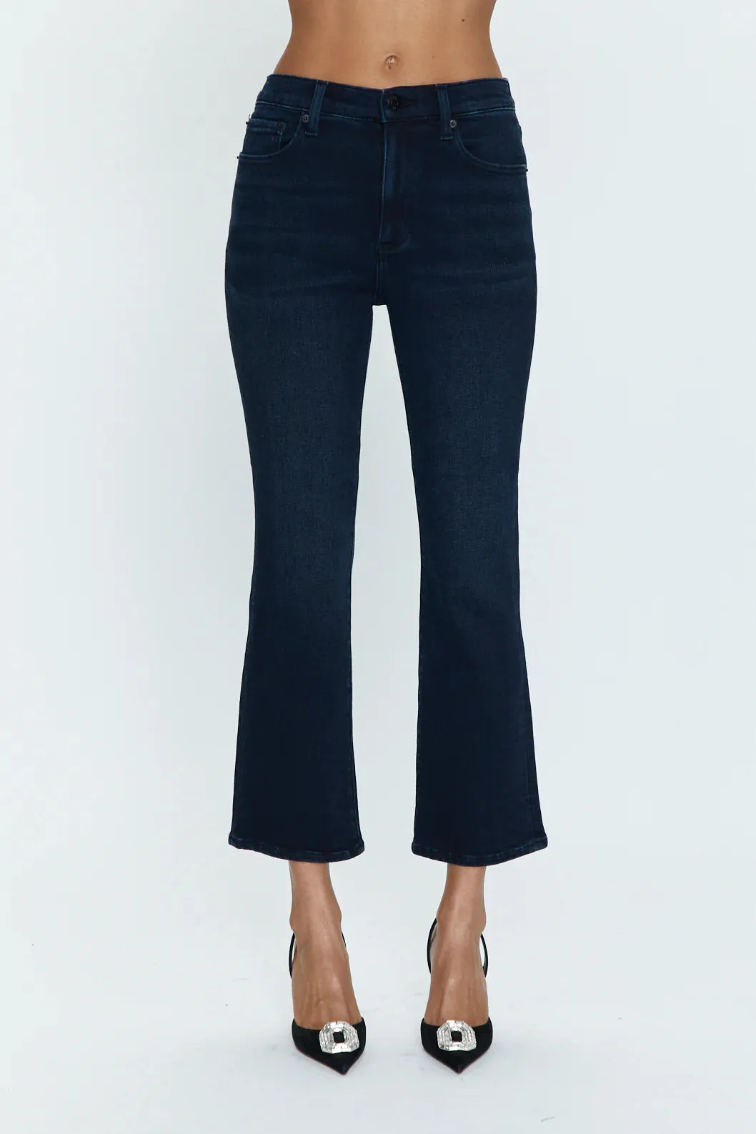 High-Rise Crop Boot Jeans in Palace Park Wash for Women by PIS Lennon.