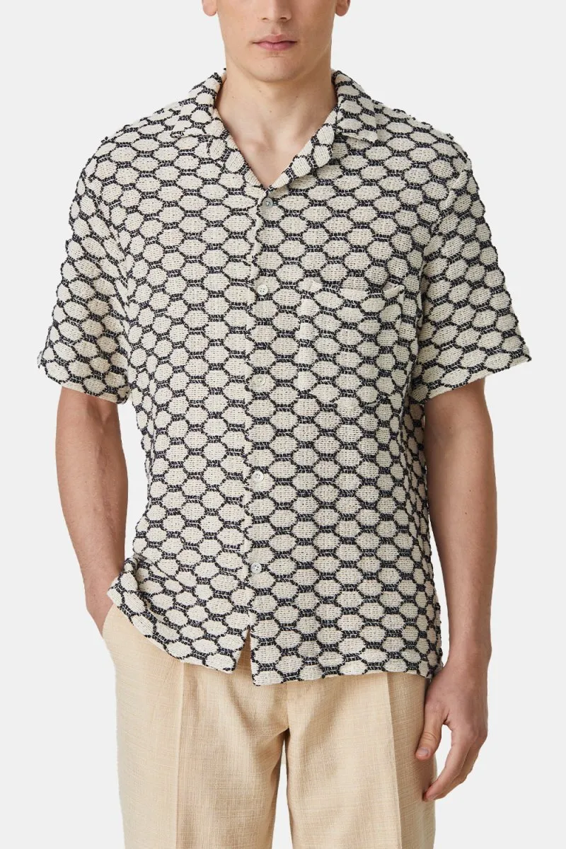 Portuguese Flannel Net Shirt (Black)