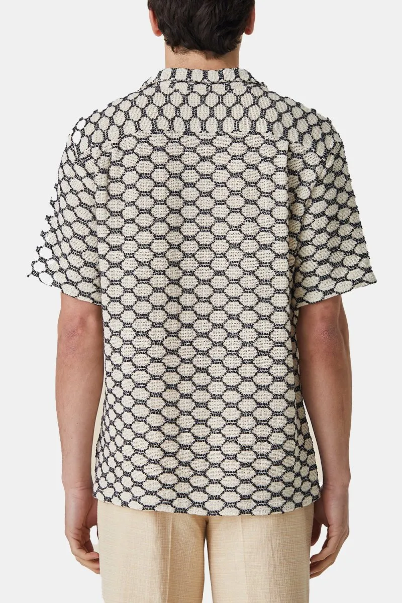 Portuguese Flannel Net Shirt (Black)