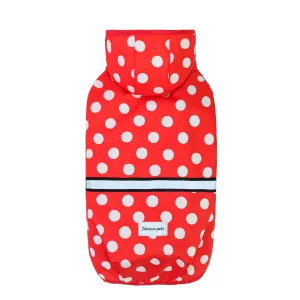 Red and White Polka Dot Raincoat