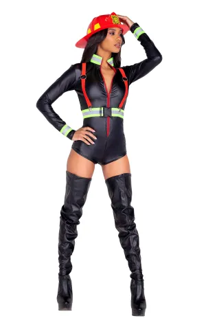 Roma 3pc Hot Fire Woman Costume