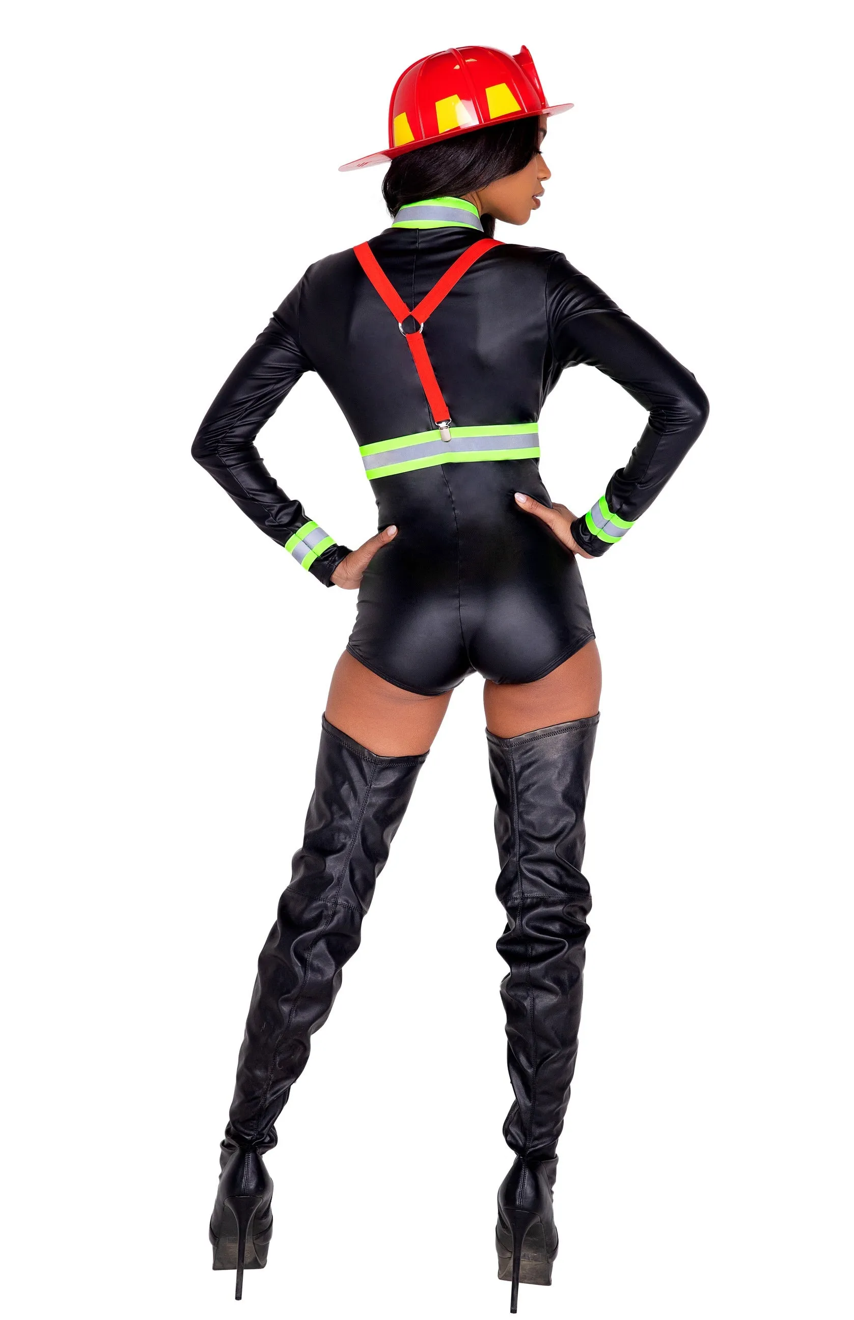 Roma 3pc Hot Fire Woman Costume