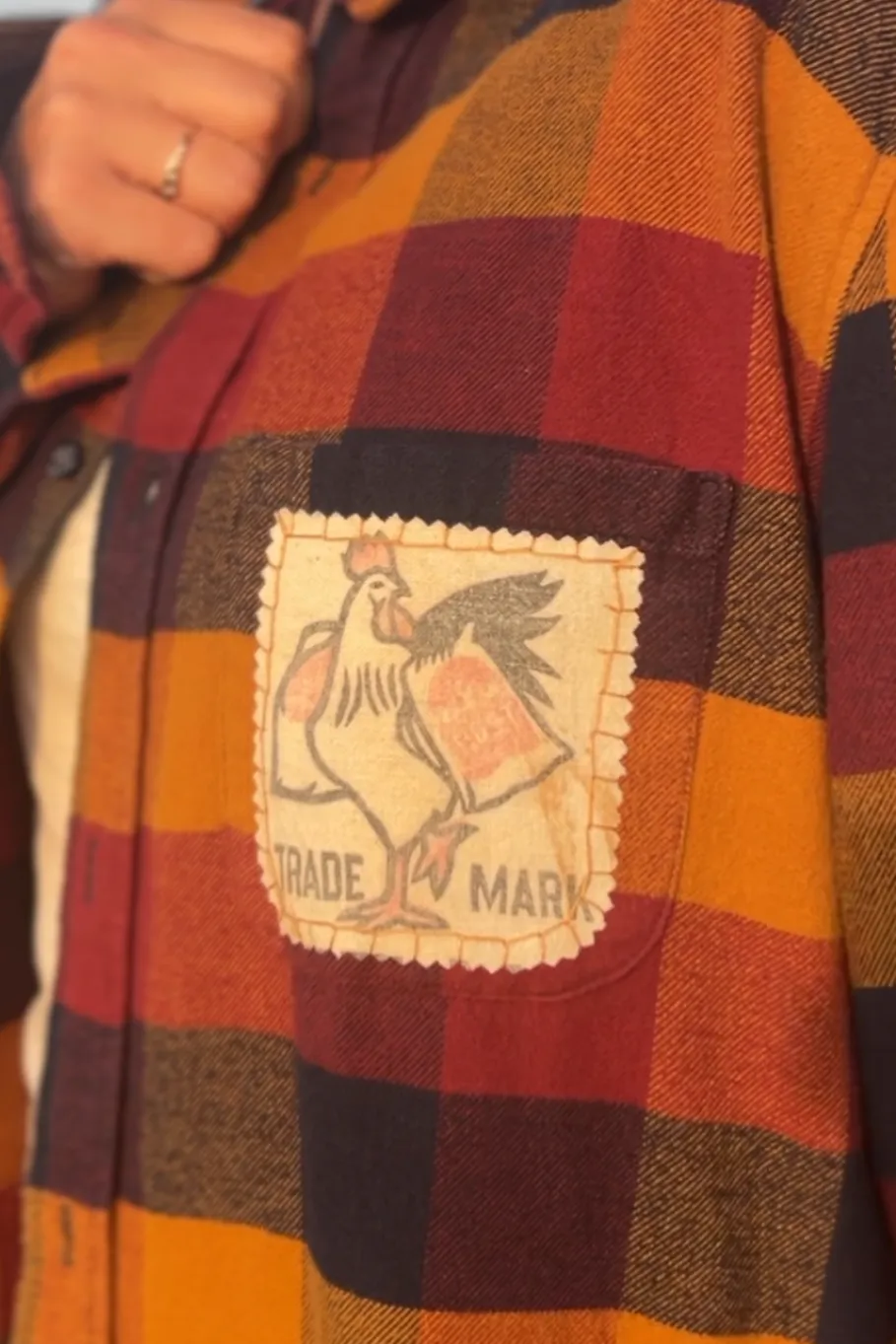 Size XL - Upcycled Flannel Lay or Bust