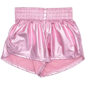 Steph Shorts Metallic- Light Pink
