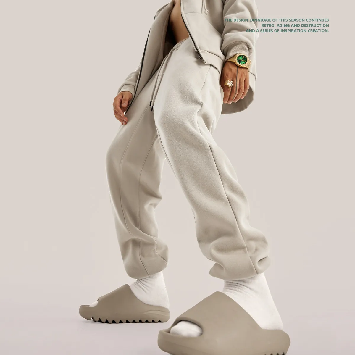 Streetwear Unisex Fleece Joggers