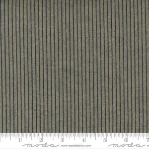 Stripe in Black - Homemade Homespuns - MODA