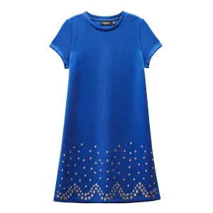 Studded A-line Dress