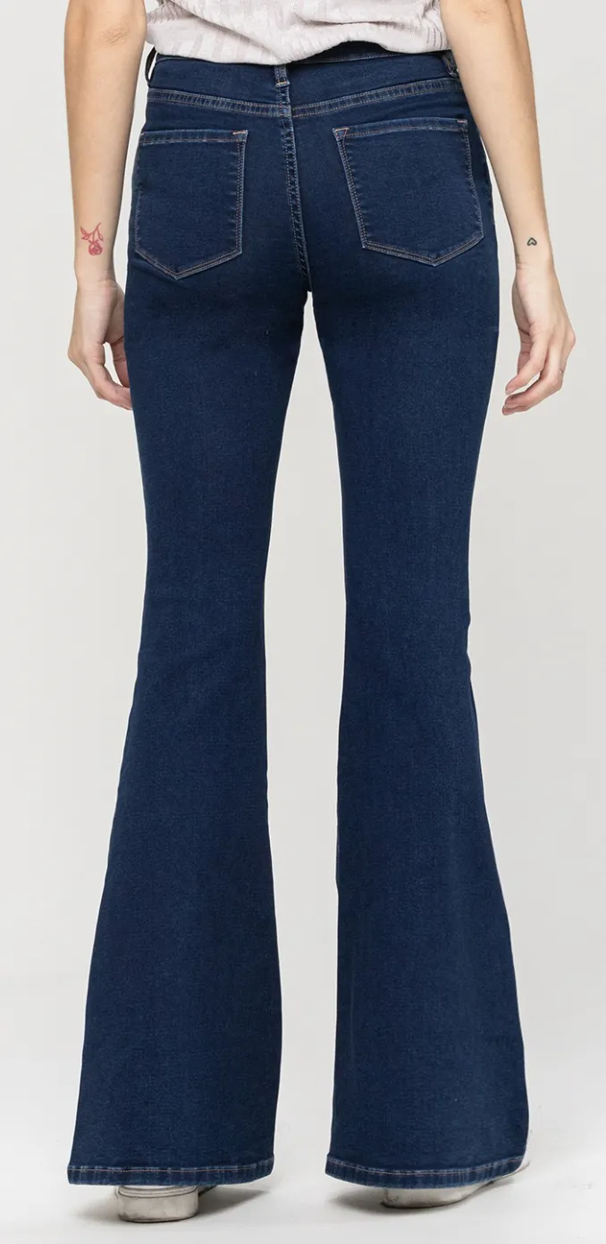 Super Flare Denim Jeans-Clearance