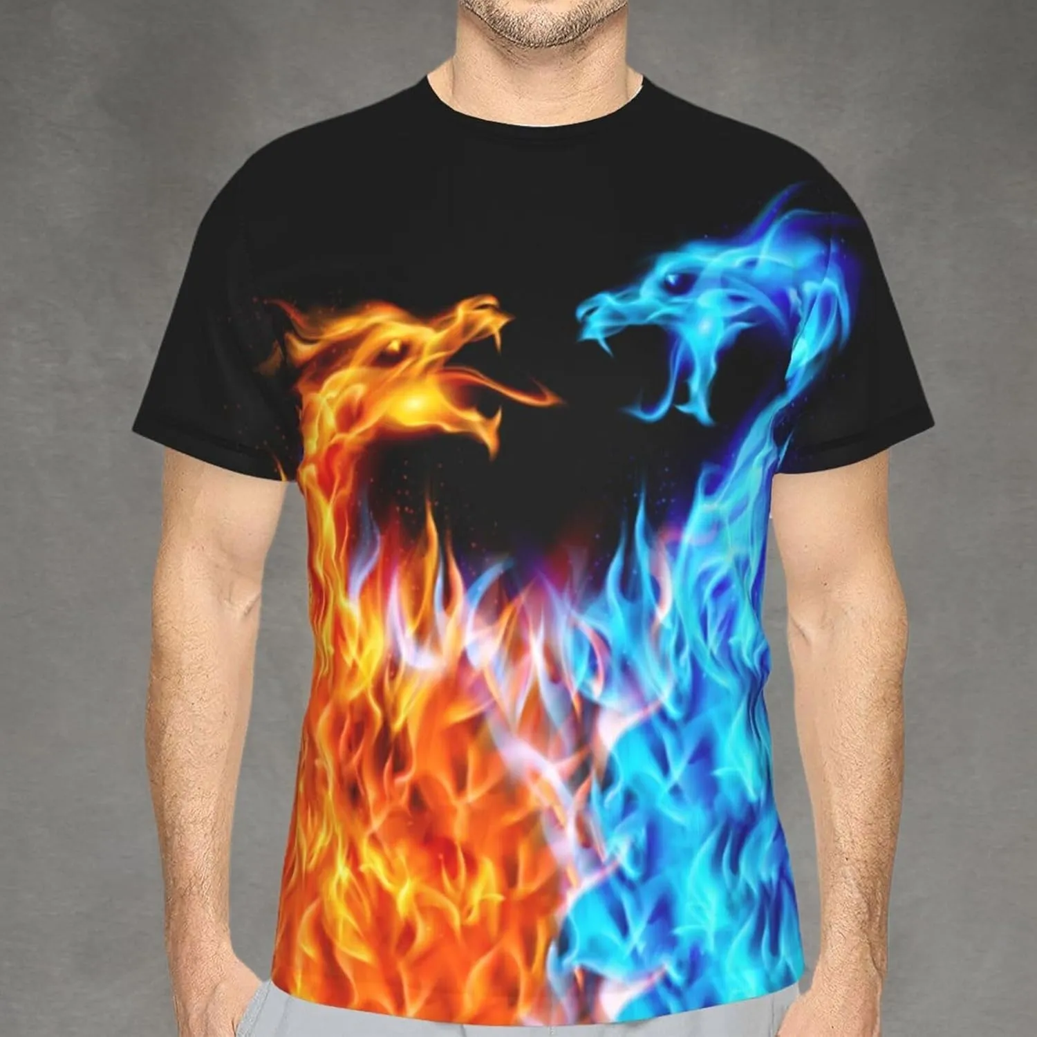 T-Shirts for Men Boys 3D Printed T-Shirts Short Sleeve Graphic Tees Shirt
