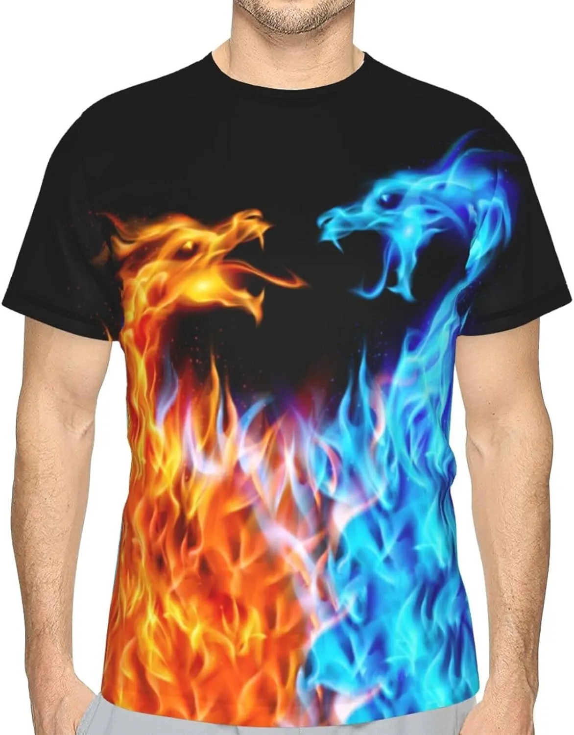 T-Shirts for Men Boys 3D Printed T-Shirts Short Sleeve Graphic Tees Shirt