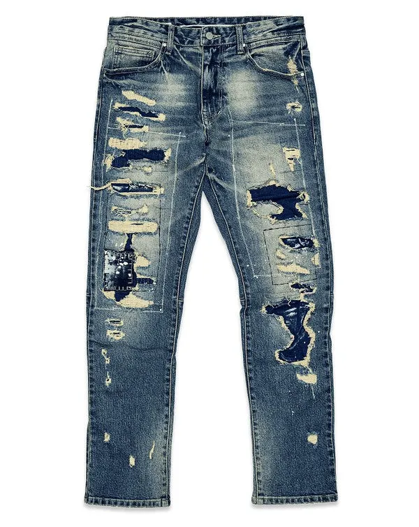 TCF Boro Repair Straight Denim