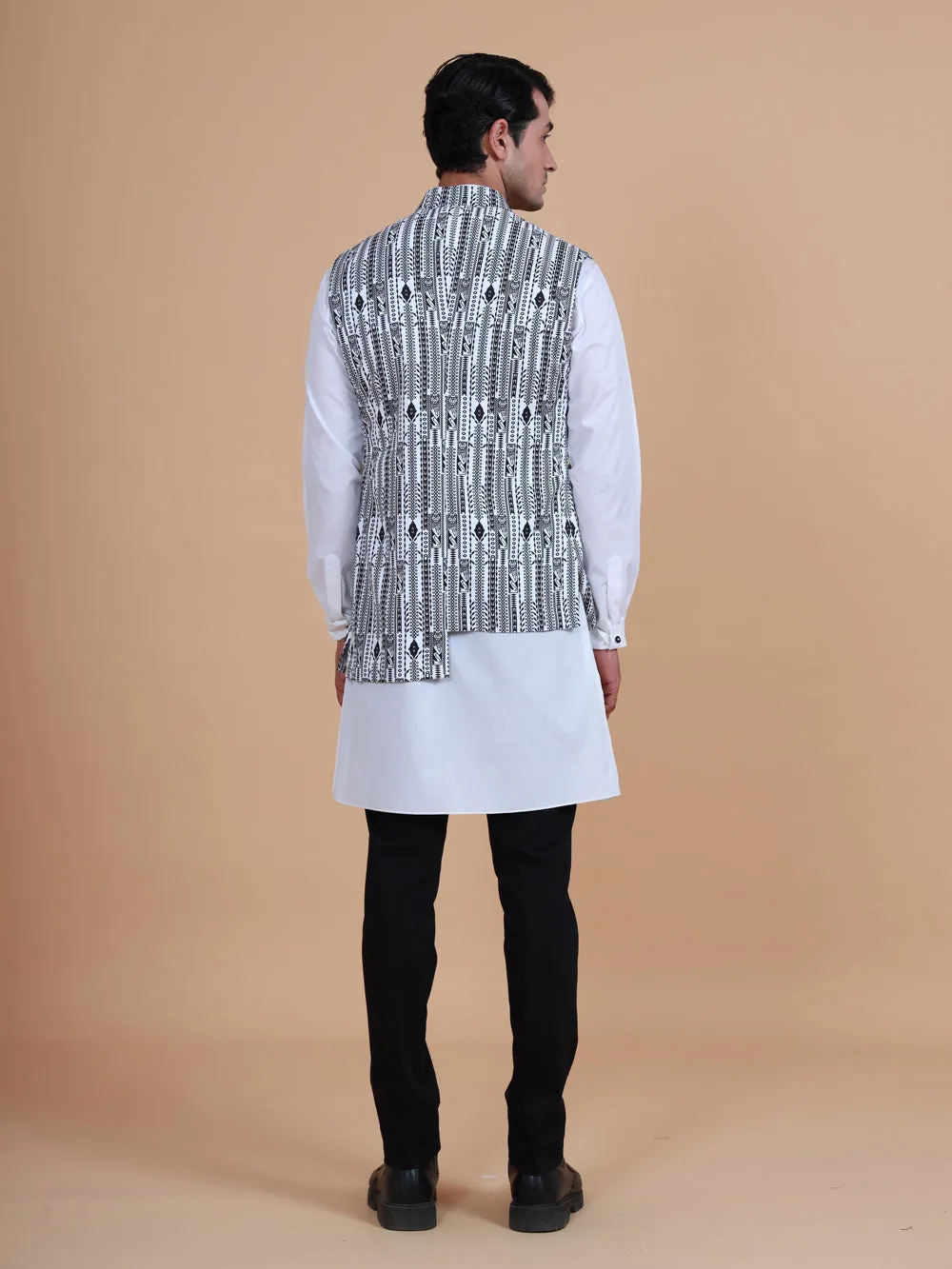 The Printed Double Breasted Waistcoat