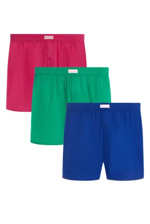 TRIPLE PACK - ELECTRIC BLUE, SUPER PINK & EMERALD GREEN