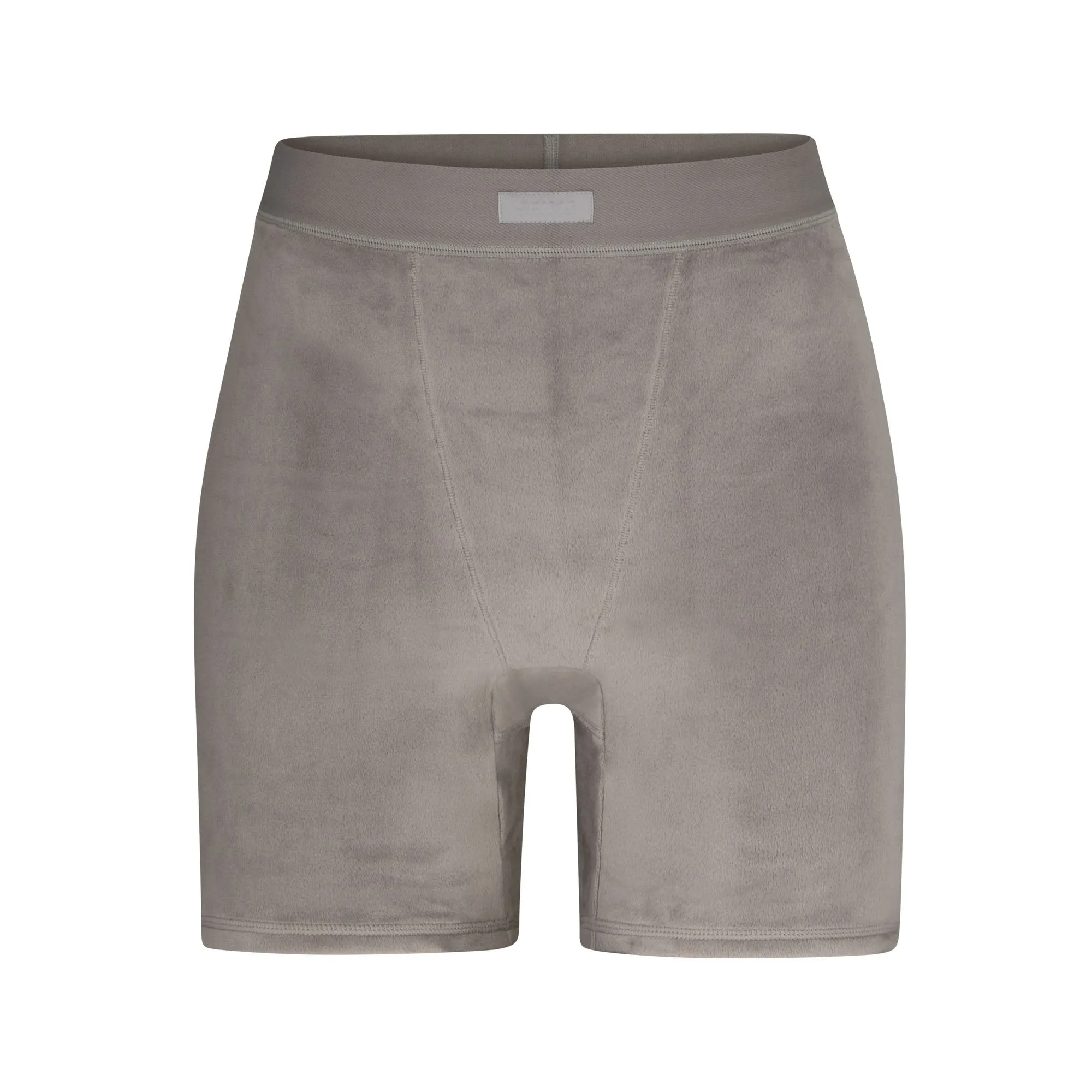 VELOUR BIKE SHORT | SMOKE