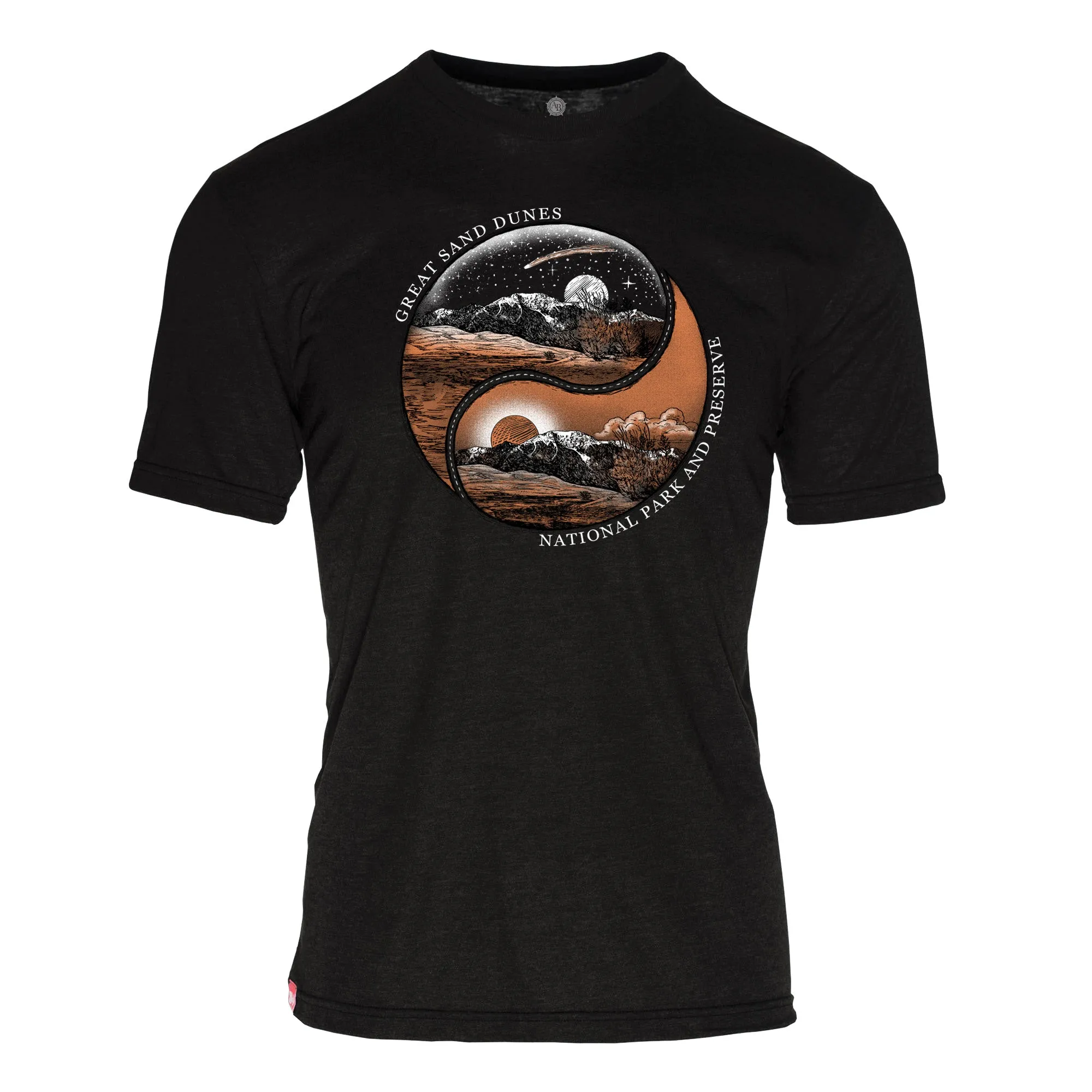 Yin Yang Great Sand Dunes National Park REPREVE® Crew T-Shirt