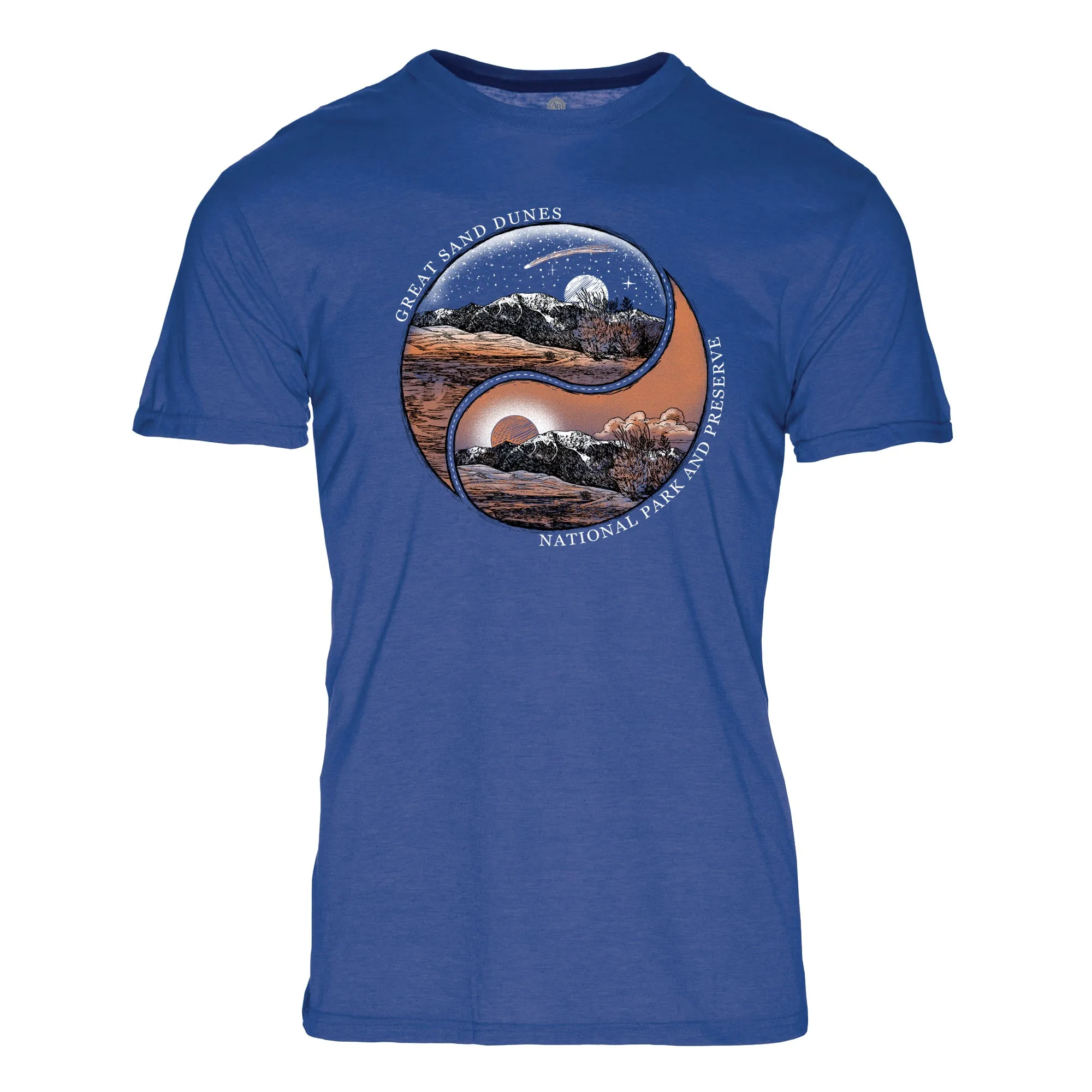 Yin Yang Great Sand Dunes National Park REPREVE® Crew T-Shirt